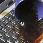 Spilled-liquid-on-laptop